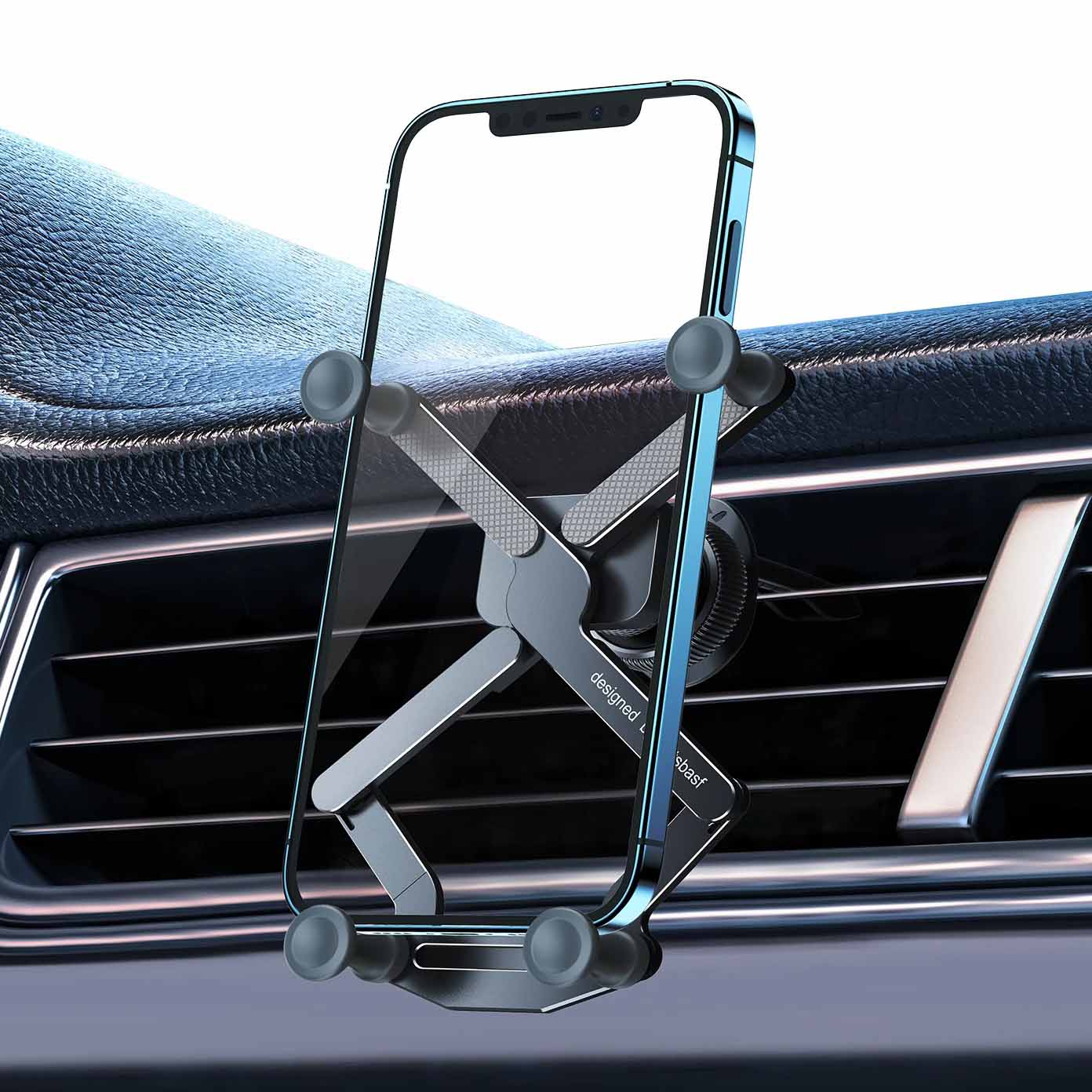 Support Téléphone Voiture Pliant en Métal situation