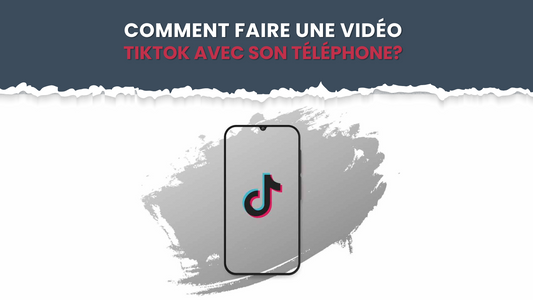 bannière article vidéo tiktok avec son téléphone