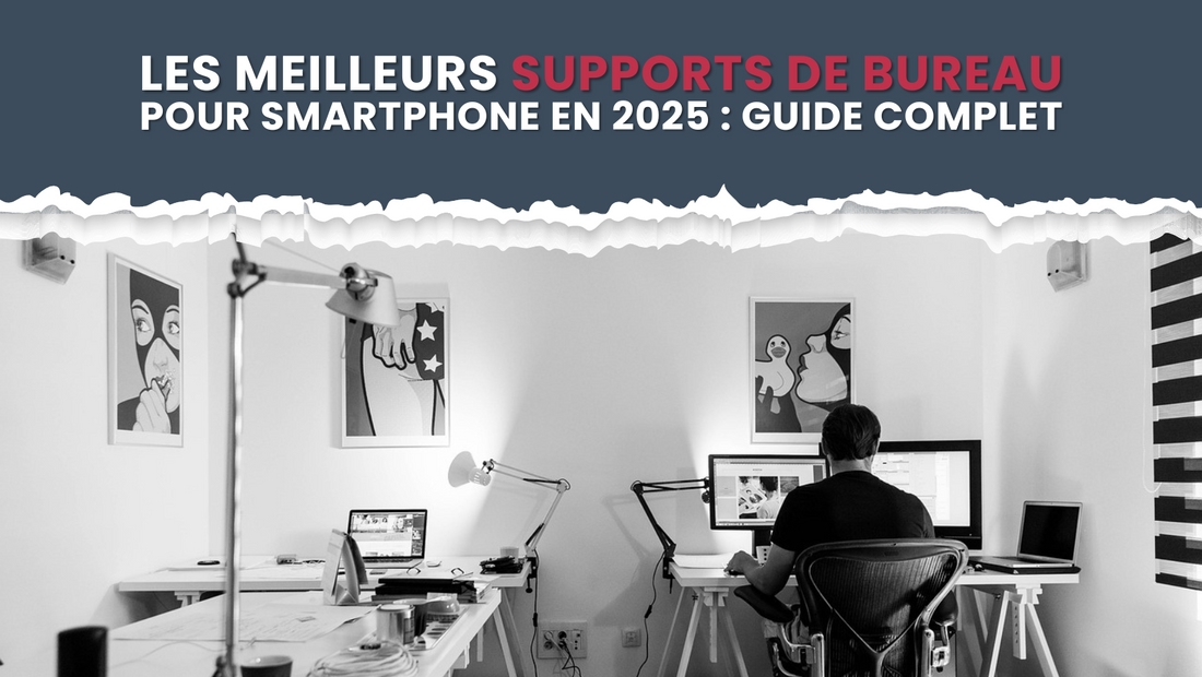 bannière support téléphone de bureau