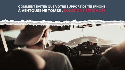 bannière solutions pour support téléphone à ventouse