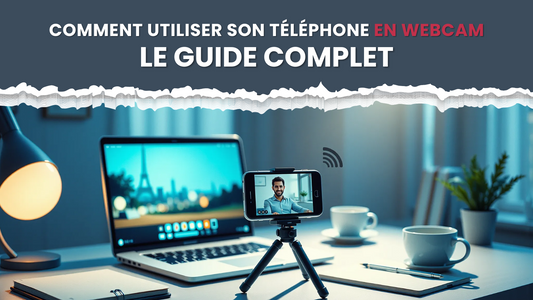 bannière téléphone en webcam