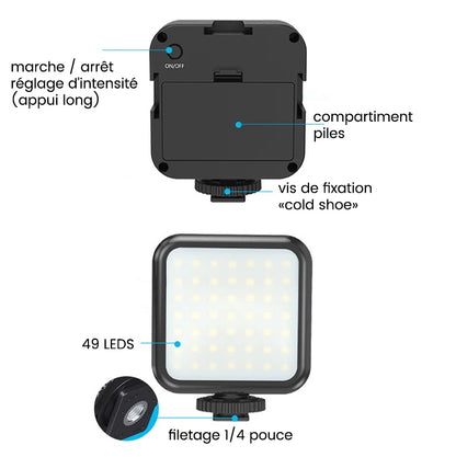 Kit Vidéo Smartphone lampe LED