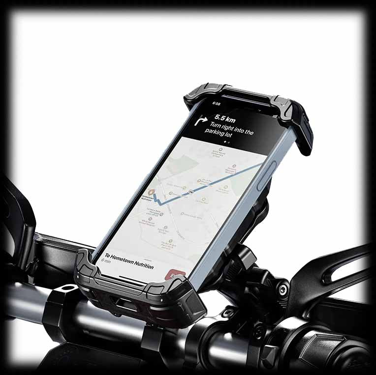 Porte Smartphone Moto situation