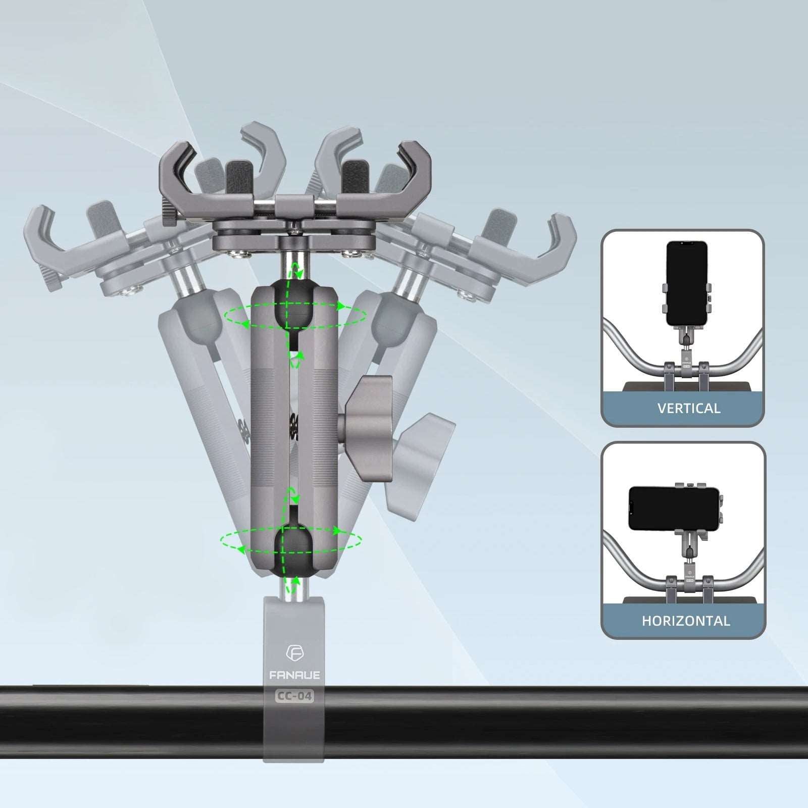 Porte Smartphone Vélo rotation