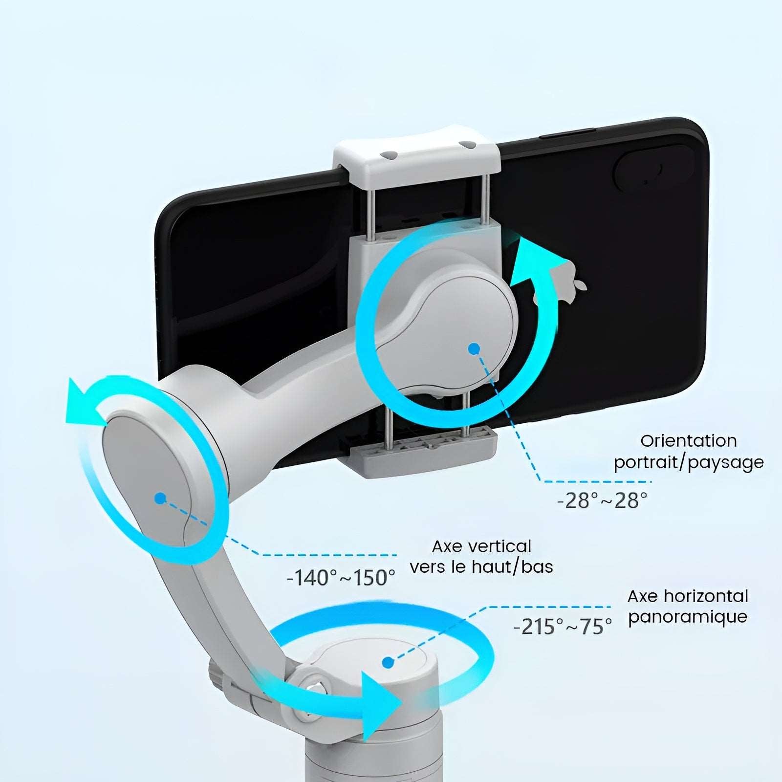 Stabilisateur de Téléphone axes