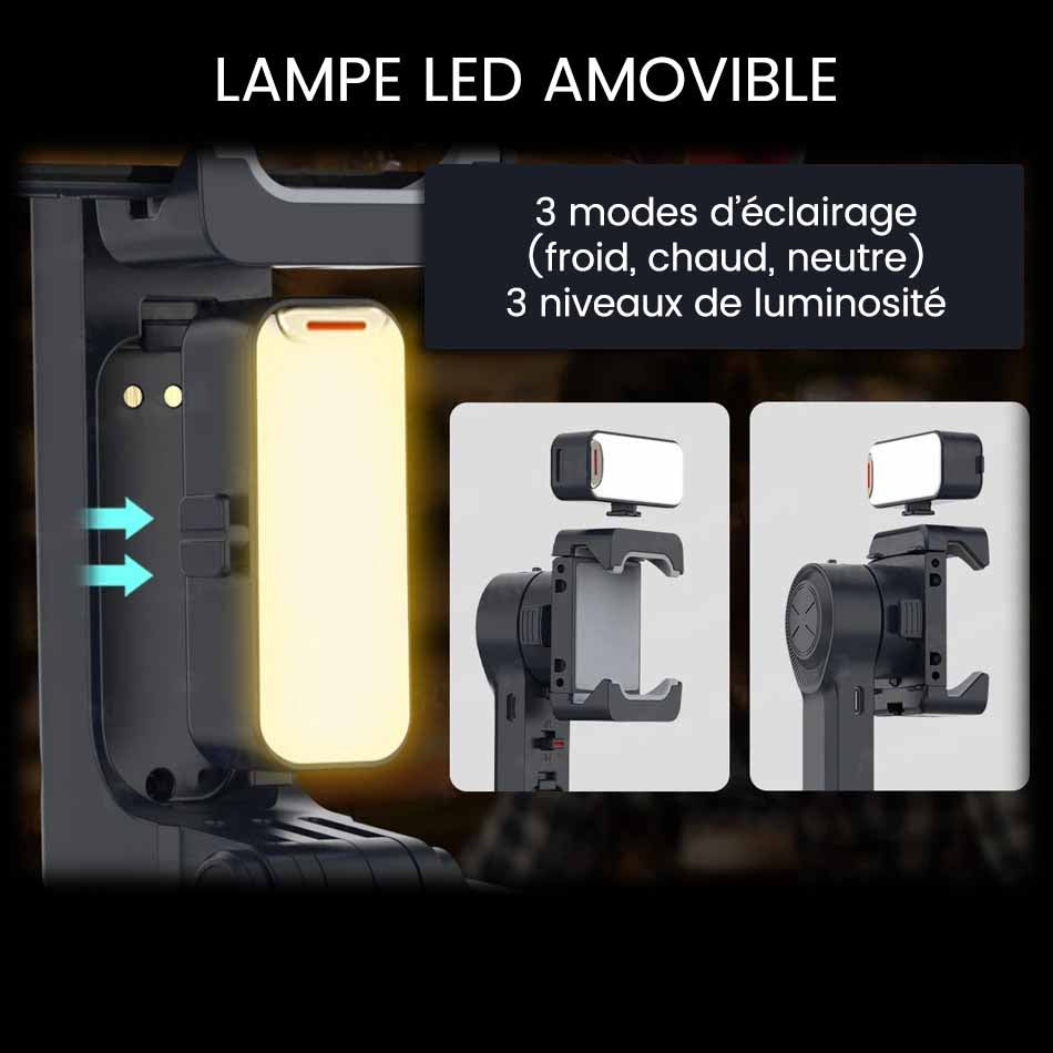 Stabilisateur Téléphone pour Filmer LED