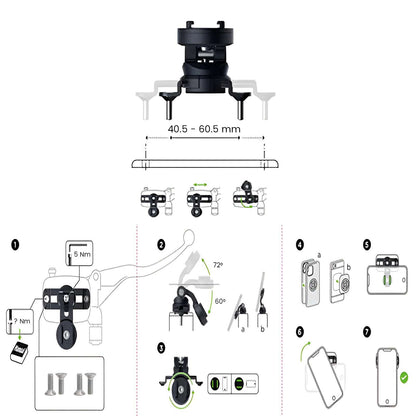 Support de Téléphone pour Moto notice