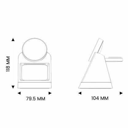 Support iPhone Bureau dimensions