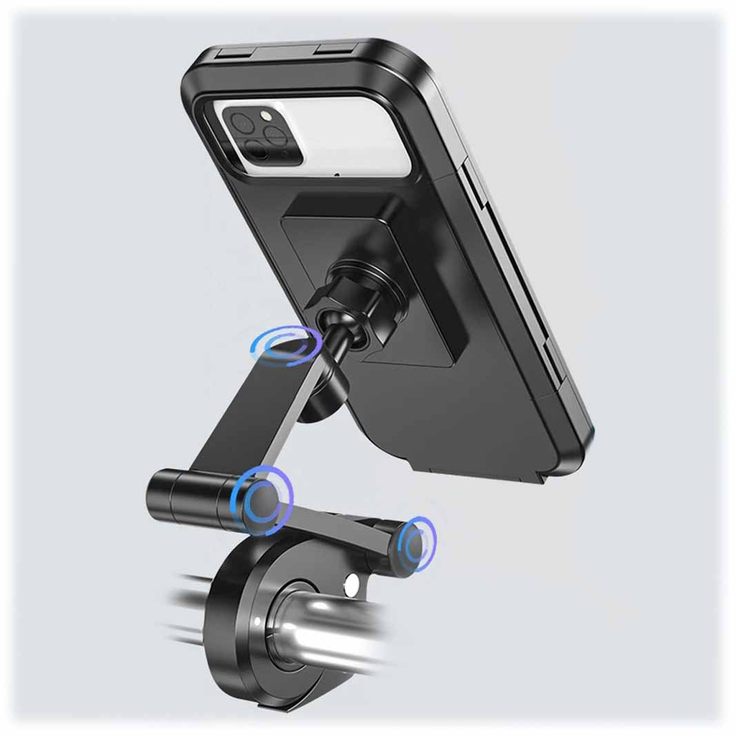 Support Smartphone Vélo Étanche vue de dos