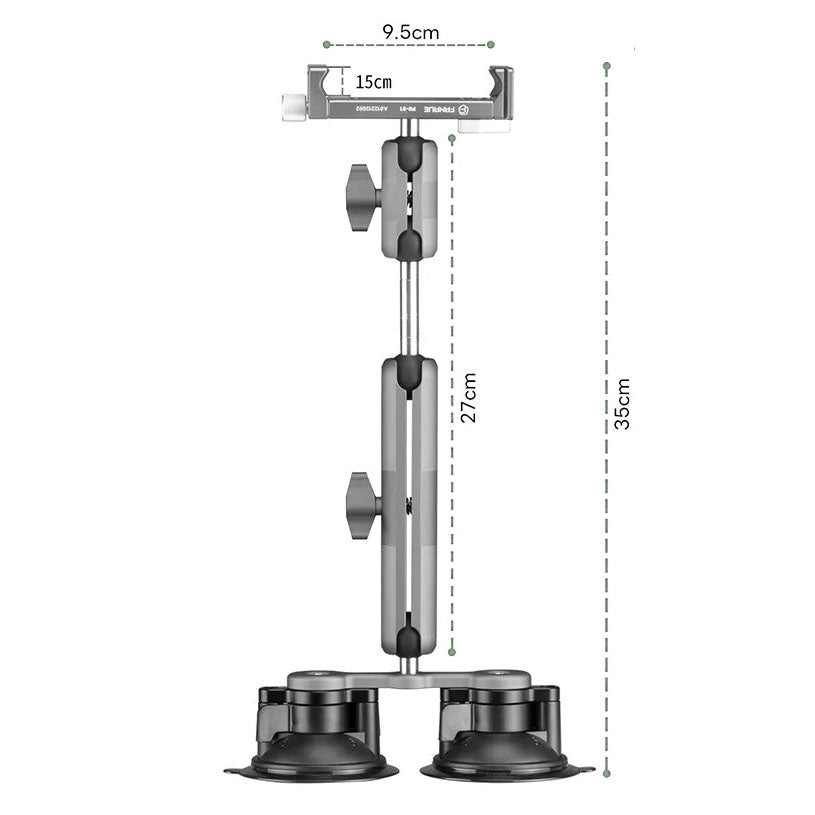 Support Téléphone Camion dimensions