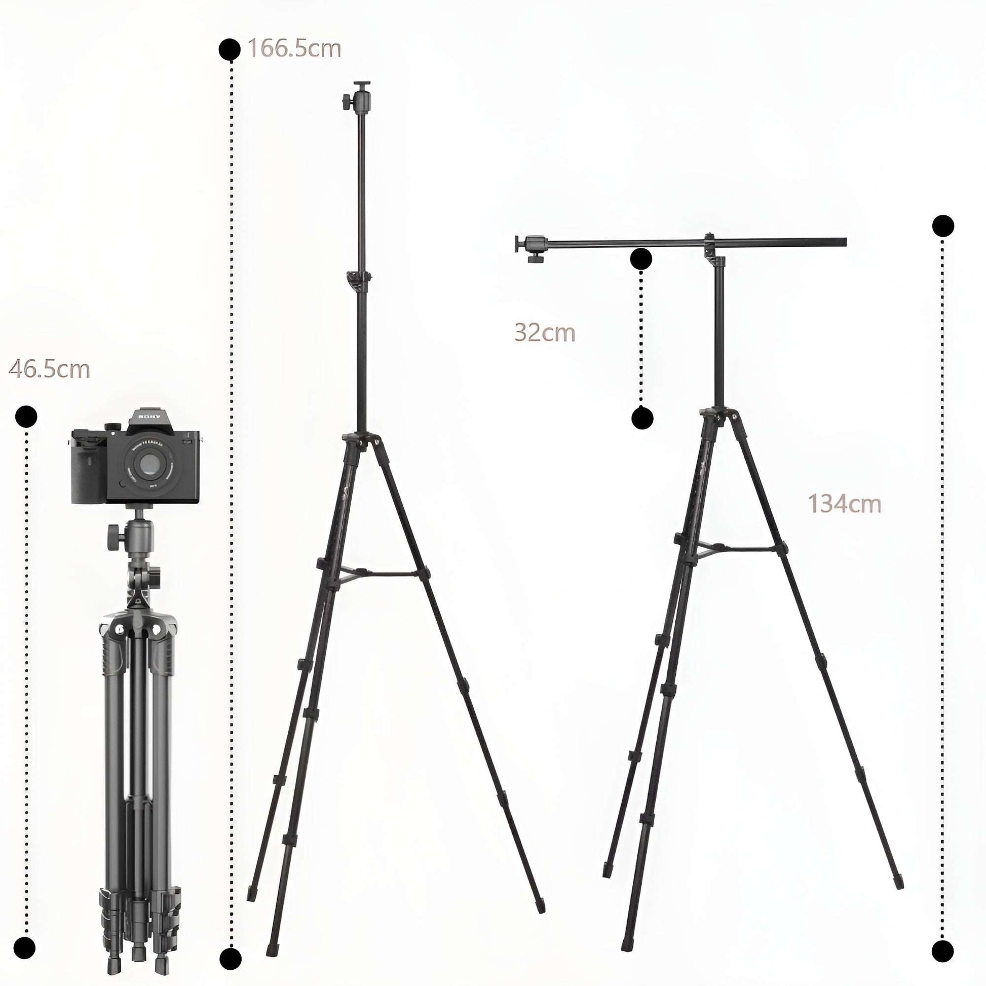 Support Téléphone pour Filmer dimensions