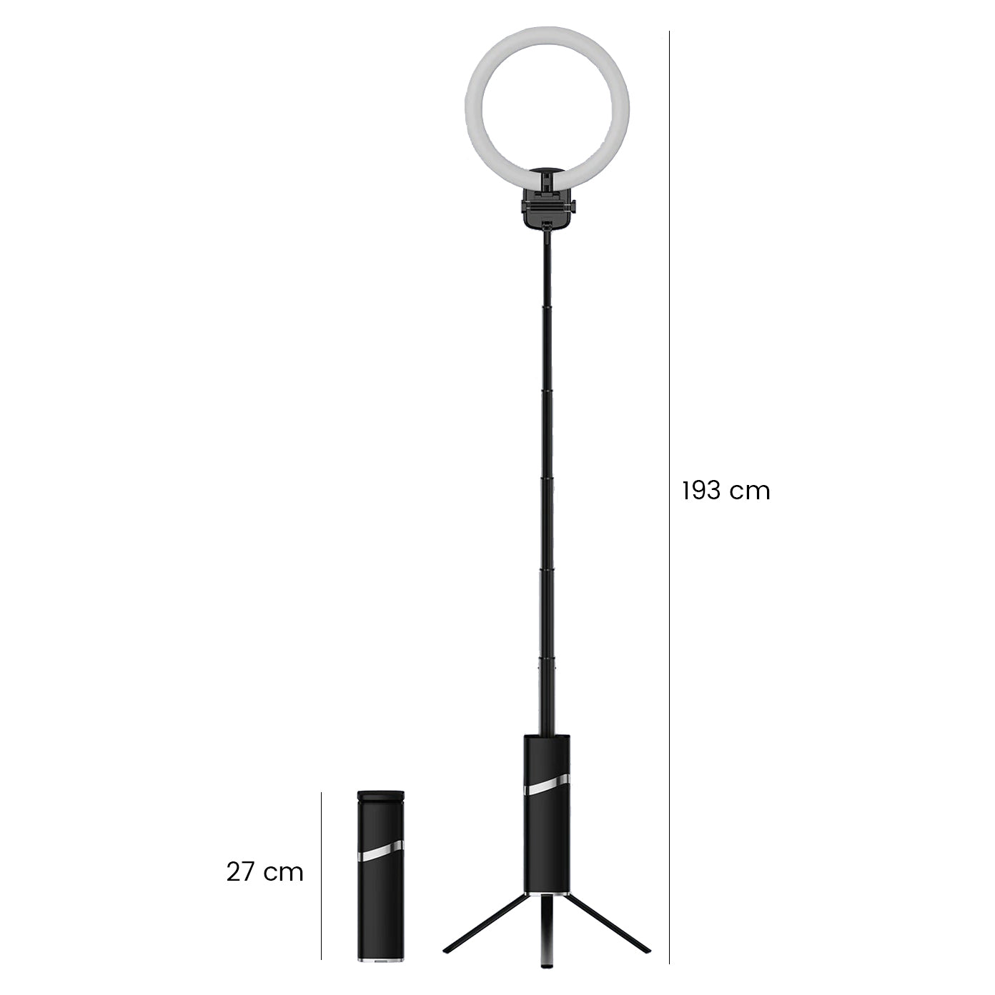 Trépied Téléphone avec Lumière FELICITAS