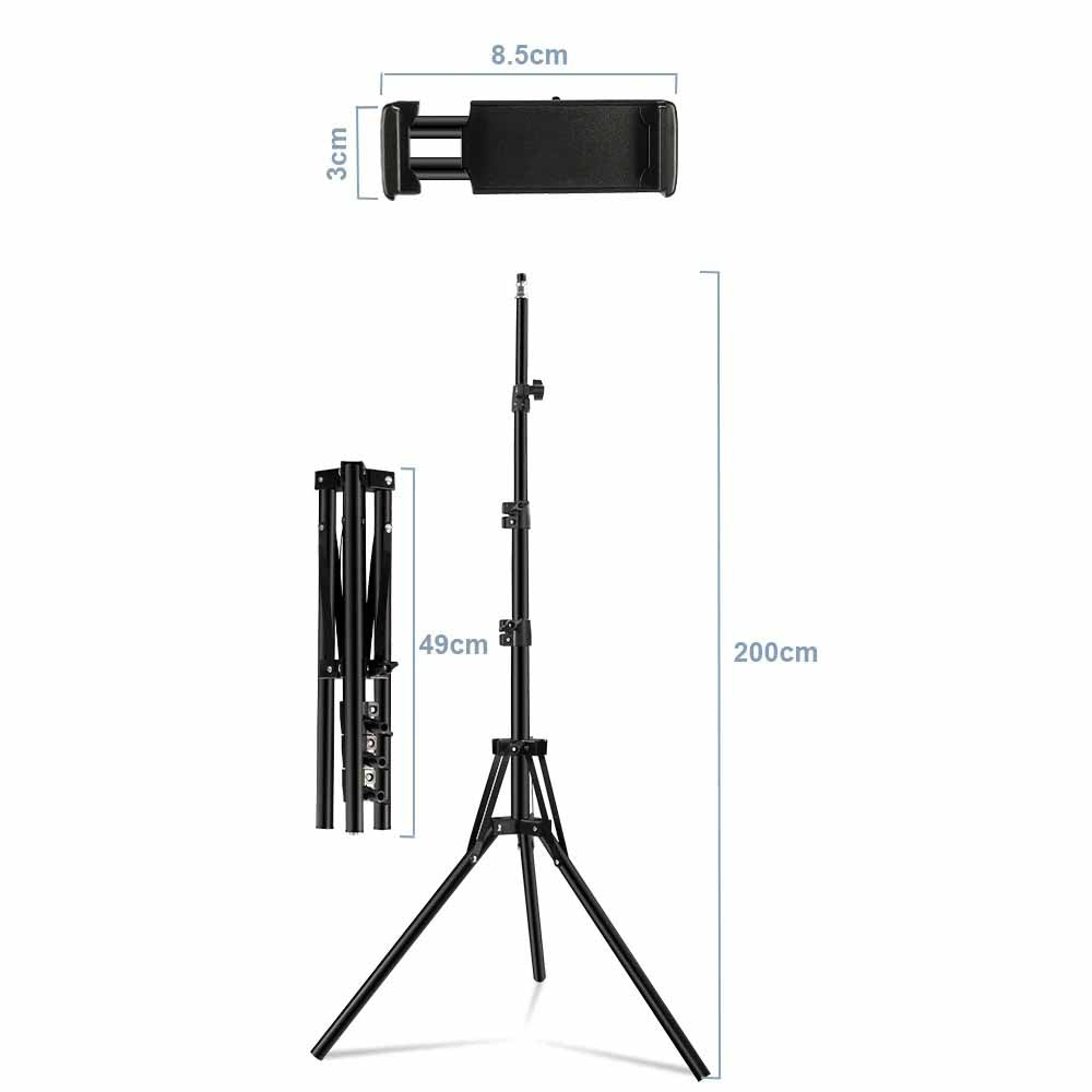 Trépied Téléphone Lumineux dimensions