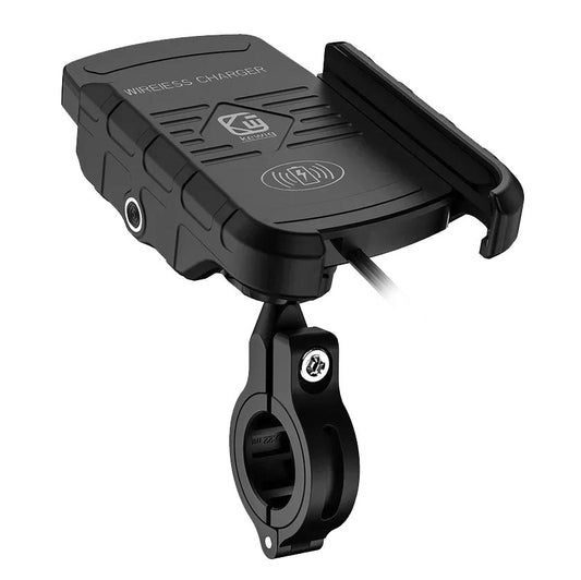 Support Téléphone Moto Chargeur Induction NEPHTYS